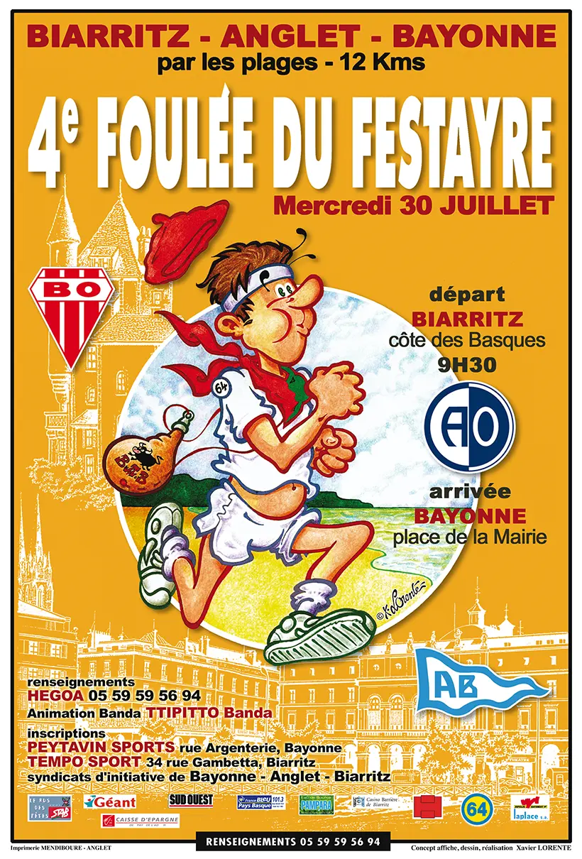 La Foulée du Festayre - Affiche Officielle - 4ème édition - 2003