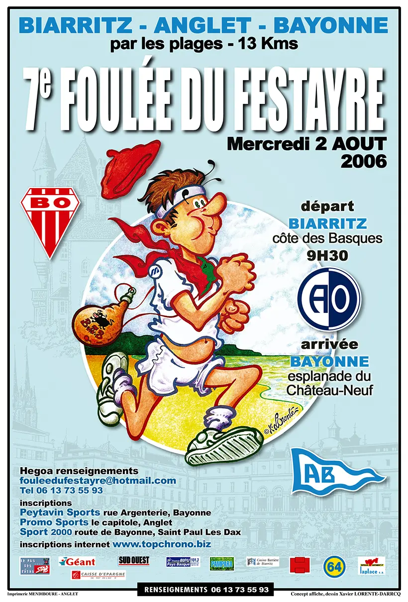 La Foulée du Festayre - Affiche Officielle - 7ème édition - 2006
