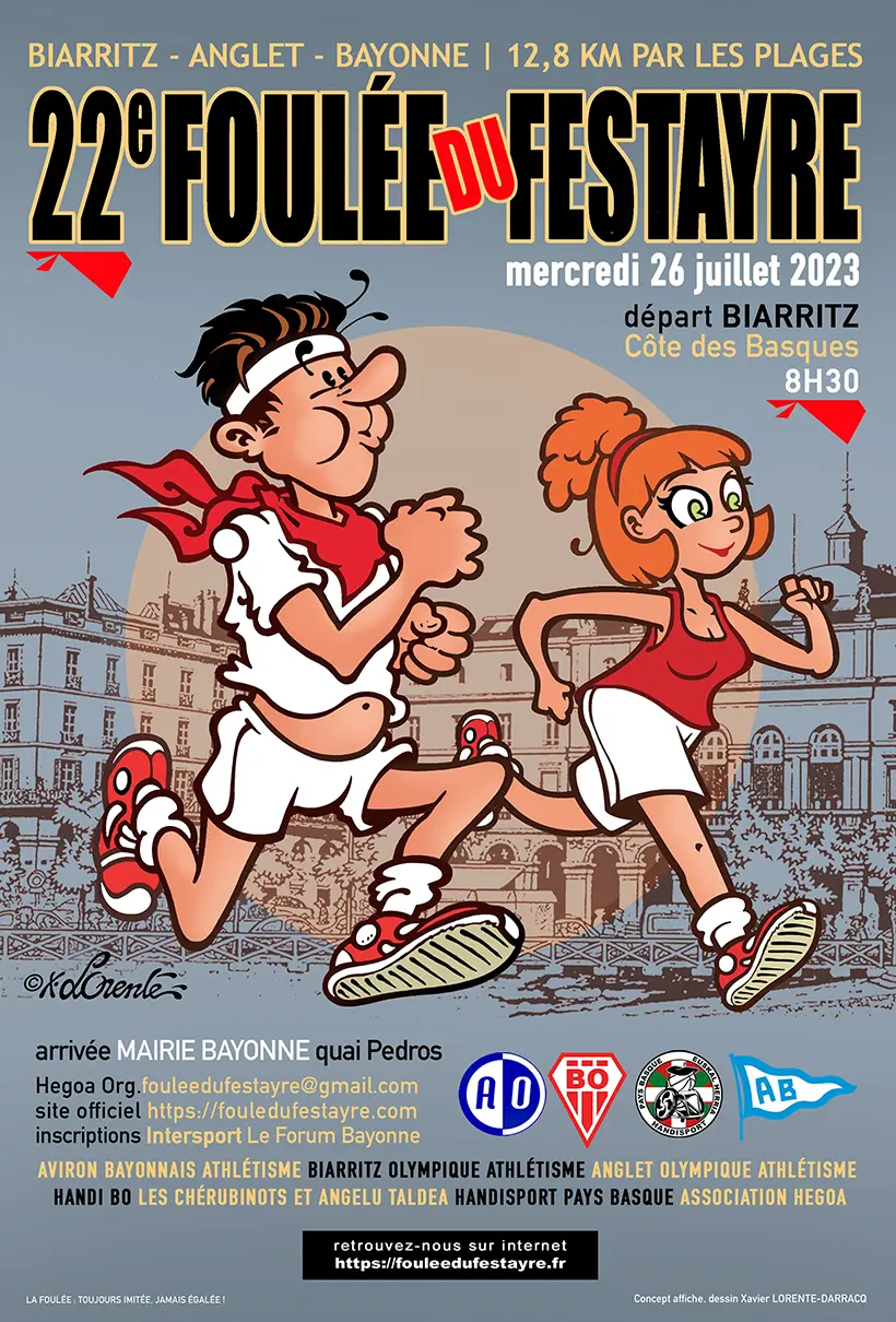 La Foulée du Festayre - Affiche Officielle - 22ème édition - 2023