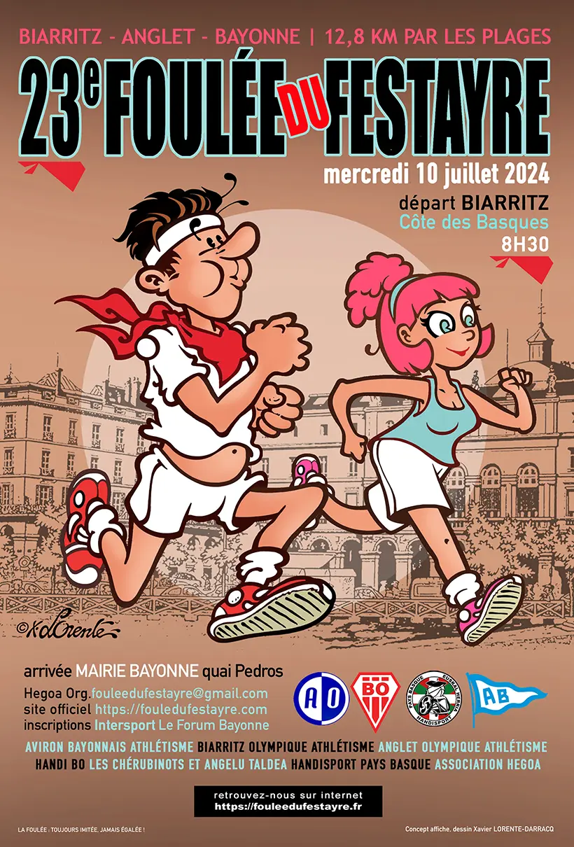 La Foulée du Festayre - Affiche Officielle - 23ème édition - 2024