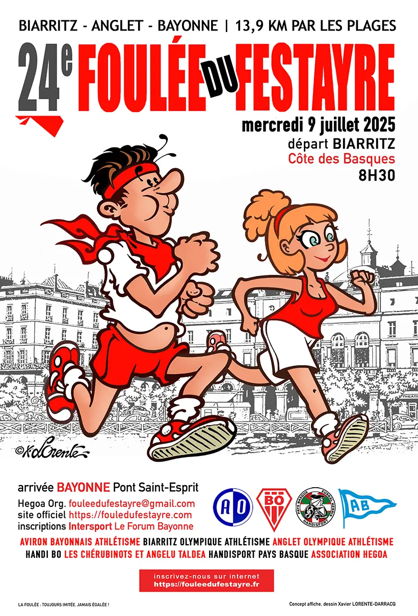 La Foulée du Festayre - Affiche Officielle - 24ème édition - 2025