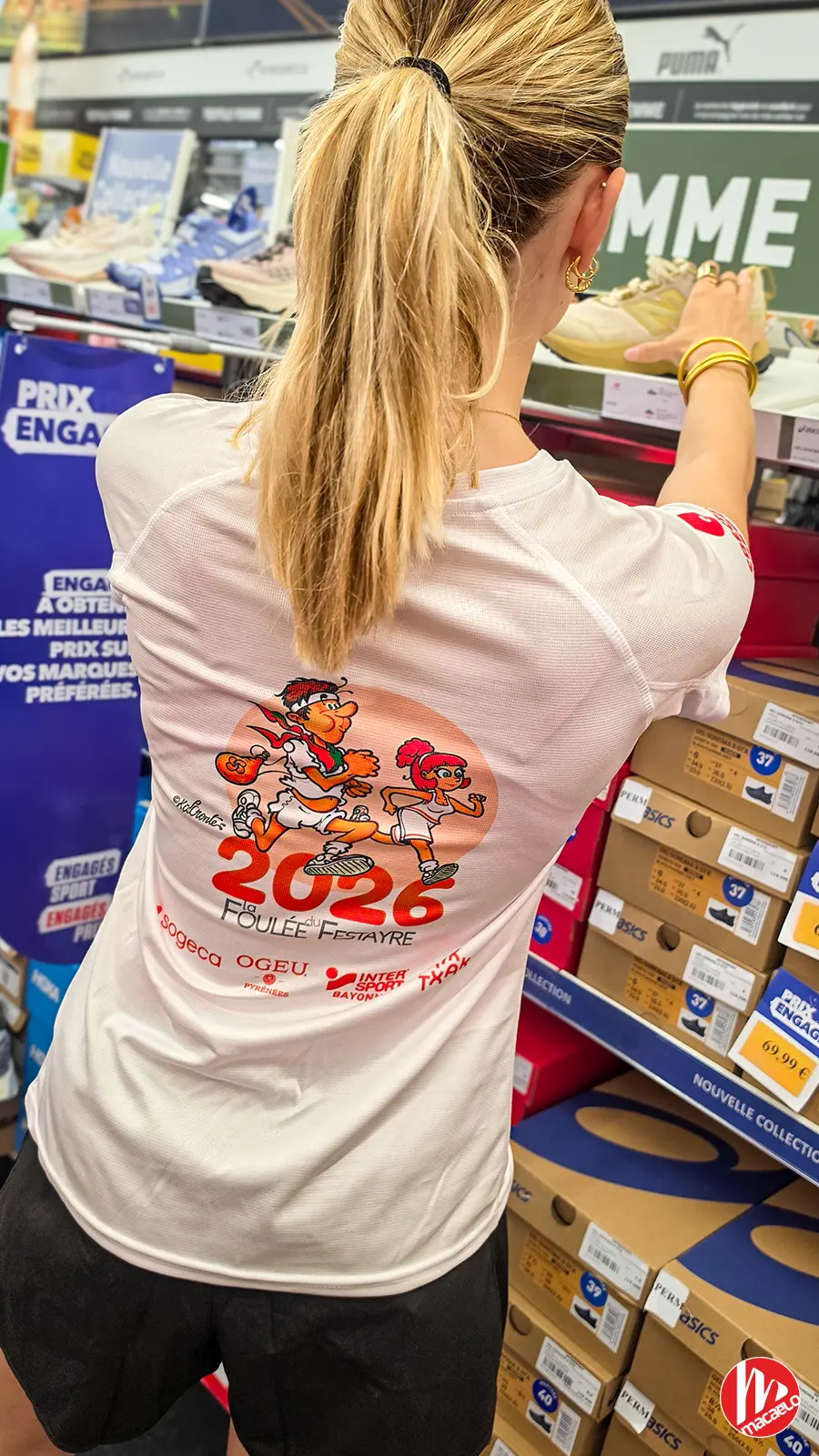 La Foulée du Festayre - Equipements officiels 2026 - Maillot Dos