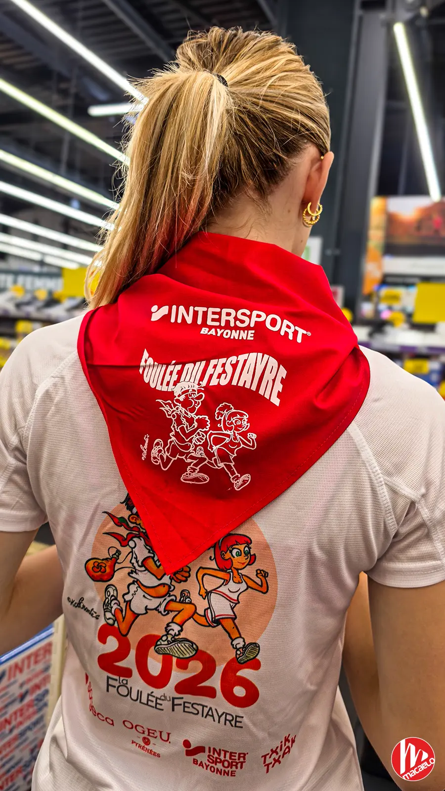 La Foulée du Festayre - Equipements officiels 2026 - Maillot Dos